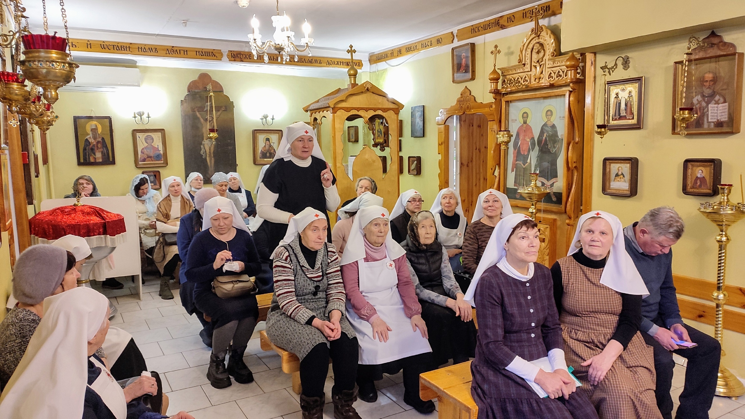 Итоговое собрание сестер милосердия - Храм Пантелеимона целителя Медгородок  ТольяттиХрам Пантелеимона целителя Медгородок Тольятти